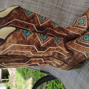 Corral Tan Handcrafted Boots
